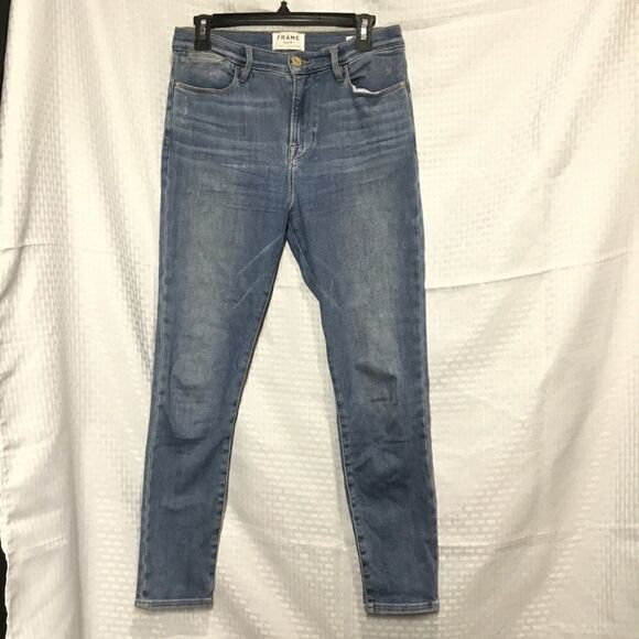 Frame Le High Skinny Crop in Amal (E12) - Picture 2 of 8
